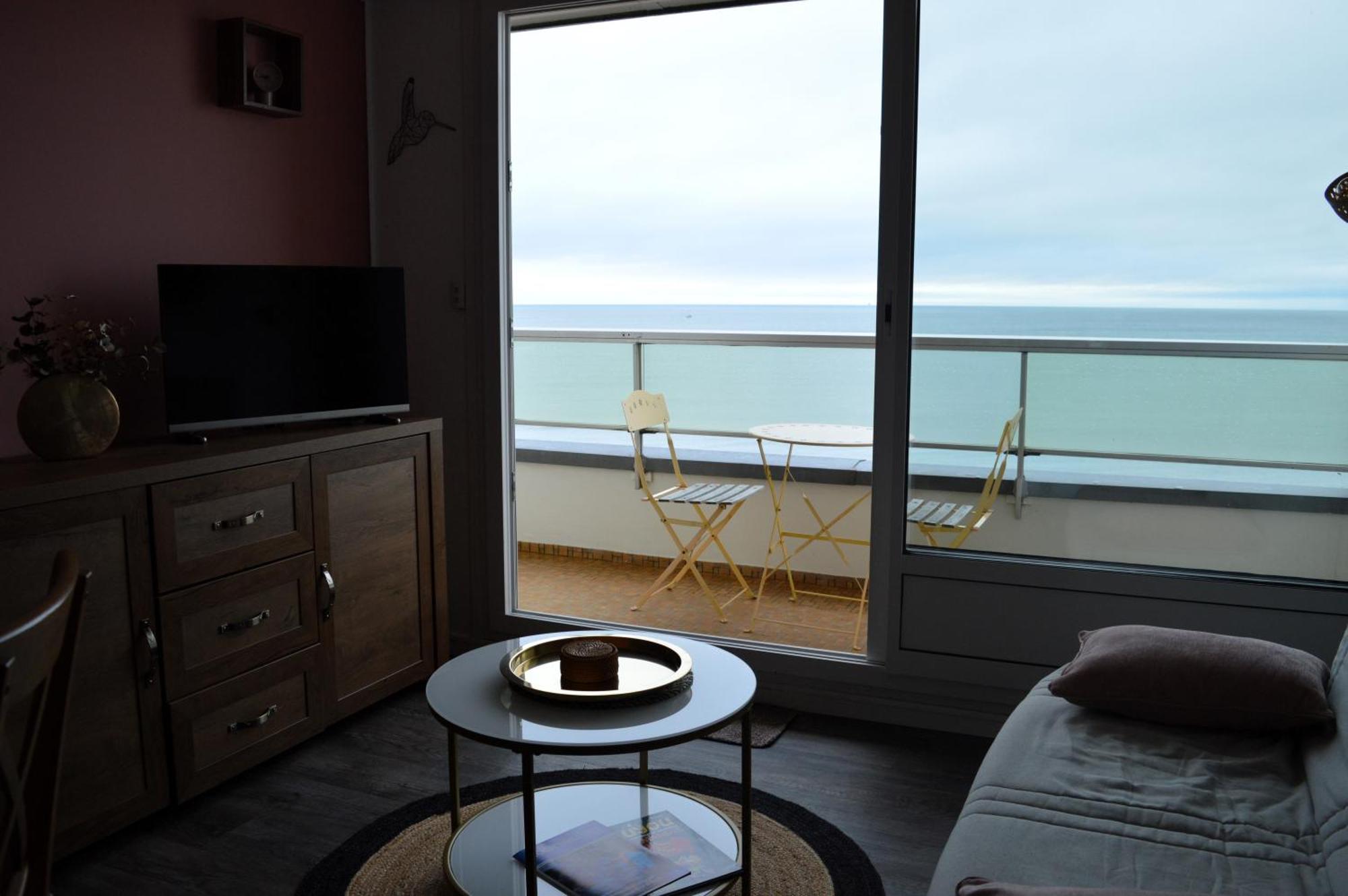 L'Esperluette - Magnifique Vue Mer Et Balcon Courseulles-sur-Mer Exterior foto